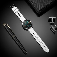 Nezih Case Huawei Watch Gt3 / Gt4 / Gt5 / Gt5 Pro 46MM Uyumlu 22MM Yumuşak Desenli Jel Silikon Kordon