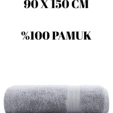 Büyük Boy Banyo Duş Vücut Havlusu % 100 Pamuk Çizgi Desenli 90 x 150 cm 500 Gram Bir Adet Tekli