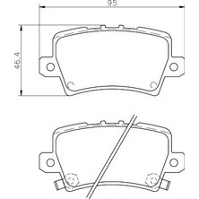 Mypart Honda Civic Hatchback Arka Balata (2006-2012) 43022-SMG-E00