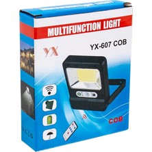 Cob Ledli Solar Panelli Çok Fonksiyonlu Lamba (4887)