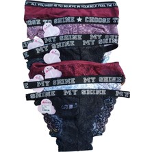  Dantelli Tüllü Karışık 7 Adet Külot