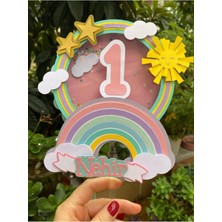 Rainbow Cake Topper