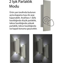 2 Adet Pilli Modern Dekoratif Duvar Aydınlatması Aplik Gece Lambası