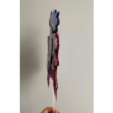 Sonic Temalı 3D Cake Topper Doğum Günü Pasta Süsü