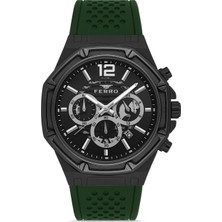 Ferro Yeşil Çelik Kordon Erkek Kol Saati FM31398A-ZQ2