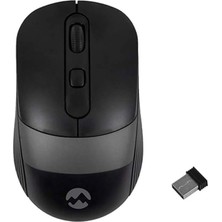 Sm-18 USB Siyah/gri 2.4ghz Optik Kablosuz Mouse