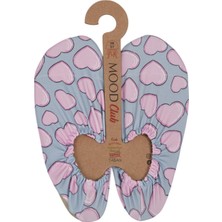 Mood Club Pink Heart Patterned Kaydırmaz Deniz ve Havuz Patiği