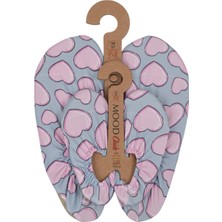 Mood Club Pink Heart Patterned Kaydırmaz Deniz ve Havuz Patiği