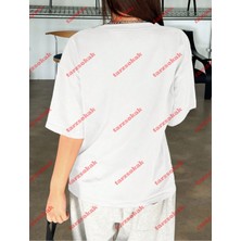 Tarz Sokak  Jaguar Baskılı Tshirt Beyaz