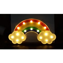 LED Işıklı Gökkuşağı Gece Lambası