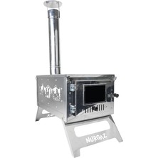 Nurgaz Katlanır Krom Soba