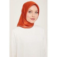 Sura Ipek Eşarp 24YA9154 5 05 - Kiremit