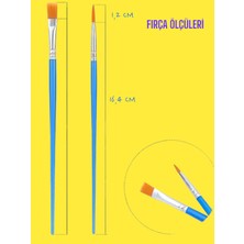 Resim Fırçası Seti 4'lü, 10'lu, 20'li Ince Uçlu ve Kalın Uçlu Fırça Setleri, Suluboya, Akrilik Boyama Vs.