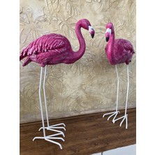 Flamingo Egik Başlı Bahce Biblo