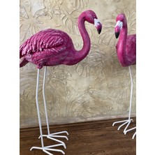Flamingo Egik Başlı Bahce Biblo