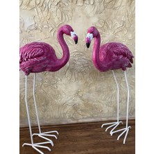 Flamingo Egik Başlı Bahce Biblo