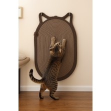 Mikopet Dekoratif Kedi Kulaklı Tırmalama Paspası