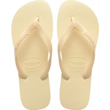 Havaianas Krem Kadın Plaj Terliği Düz Taban Hafif Kullanım İçin Rahat Terlik