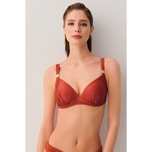 Suwen Jenny Aksesuarlı Üçgen Bikini Üst