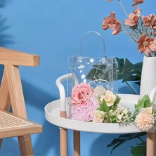 Dga Design Şeffaf Pvc Hediye Çantaları Dayanıklı Saplarla - Anneler Günü, Doğum Günleri, Düğünler ve Tatil Partileri Için Ideal Yeniden Kullanılabilir Şeffaf Tote Çantalar,  Hediye Çantaları
