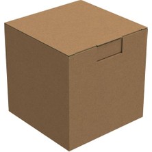 15X15X15 - 25 Adet Kilitli E Ticaret Karton Kargo Kutusu