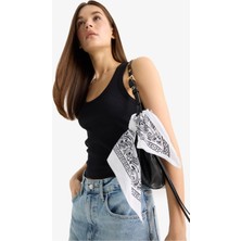 DeFacto Kadın Desenli Pamuklu Bandana N7447AZ25SM