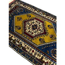 El Dokuma Özel Dokuma Sıfır Yahyalı Halısı 85 x 150 Kök Boya  Yün Halı