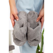 Kadın Ev Terliği Çapraz Bantlı Misafirlik Çeyizlik Eva Taban Terlik