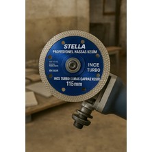 STELLA PROFESYONEL HASSAS KESİM İNCE TURBO ELMAS ÇAPRAZ KESİM FAYANS KESİCİ 115MM