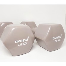 Avessa 7 Kg Vinil Dambıl Pvc 2 Adet