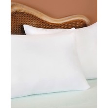 Madame Coco Arles 2'li Micro Yastık Beyaz 50x70 cm Mikrofiber Dış Materyal ile Hafif ve Yumuşak