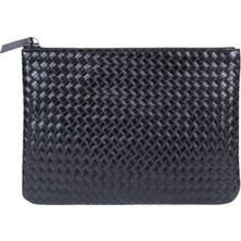 Lizy's Clutch Siyah Portföy El Makyaj Çantası