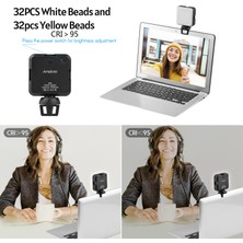 Yunpaly W64 Mini Fotoğraf Lambası 2500K - 6500K Parlaklığı Ayarlanabilir (Yurt Dışından)