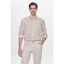 Twn Slim Fit Kırık Beyaz Düz Gömlek 4EC02AP202592