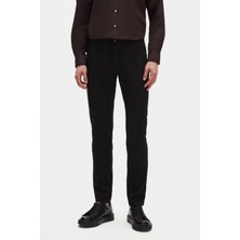 Twn Siyah Armürlü Chino Pantolon 4EC03KV80345M