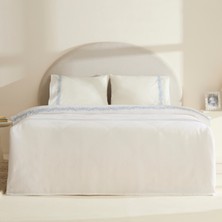 Karaca Home Sparky %100 Pamuk Yaprak Nakışlı Çift Kişilik Pike Takımı