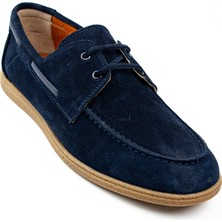 Marcomen 21381 Lacivert Süet Deri Erkek Marin Ayk