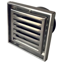 Sakoya Aspiratör Marin 04, Sessiz, Banyo, Wc, Aspiratörü, Baca Çapı 100 Mm. Geri Tepme Klapeli Tavan ve Baca Tipi renk inoks