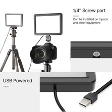 Yunpaly Vıjım VL108C Taşınabilir LED Video Işık Paneli 3200K - 6500K Aydınlatma Ayarlanabilir USB Güçlü (Yurt Dışından)