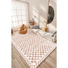 Mackenzie Modern Halı, Makinede Yıkanabilir Kaymaz Taban, Ince Salon Halısı, Mutfak Halısı ve Yolluk