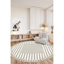 Mackenzie Modern Halı, Makinede Yıkanabilir Kaymaz Taban, Ince Salon Halısı, Mutfak Halısı ve Yolluk