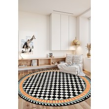 Mackenzie Modern Halı, Makinede Yıkanabilir Kaymaz Taban, Ince Salon Halısı, Mutfak Halısı ve Yolluk