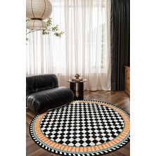 Mackenzie Modern Halı, Makinede Yıkanabilir Kaymaz Taban, Ince Salon Halısı, Mutfak Halısı ve Yolluk