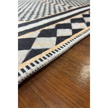 Mackenzie Modern Halı, Makinede Yıkanabilir Kaymaz Taban, Ince Salon Halısı, Mutfak Halısı ve Yolluk