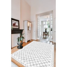 Mackenzie Modern Halı, Makinede Yıkanabilir Kaymaz Taban, Ince Salon Halısı, Mutfak Halısı ve Yolluk