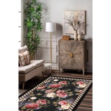 Mackenzie Modern Halı, Makinede Yıkanabilir Kaymaz Taban, Ince Salon Halısı, Mutfak Halısı ve Yolluk