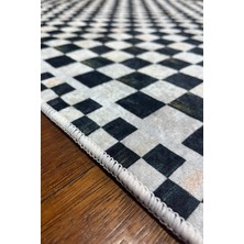 Mackenzie Modern Halı, Makinede Yıkanabilir Kaymaz Taban, Ince Salon Halısı, Mutfak Halısı ve Yolluk
