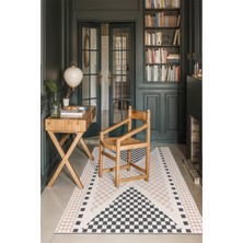 Mackenzie Modern Halı, Makinede Yıkanabilir Kaymaz Taban, Ince Salon Halısı, Mutfak Halısı ve Yolluk