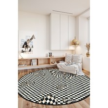 Mackenzie Modern Halı, Makinede Yıkanabilir Kaymaz Taban, Ince Salon Halısı, Mutfak Halısı ve Yolluk