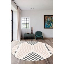 Mackenzie Modern Halı, Makinede Yıkanabilir Kaymaz Taban, Ince Salon Halısı, Mutfak Halısı ve Yolluk